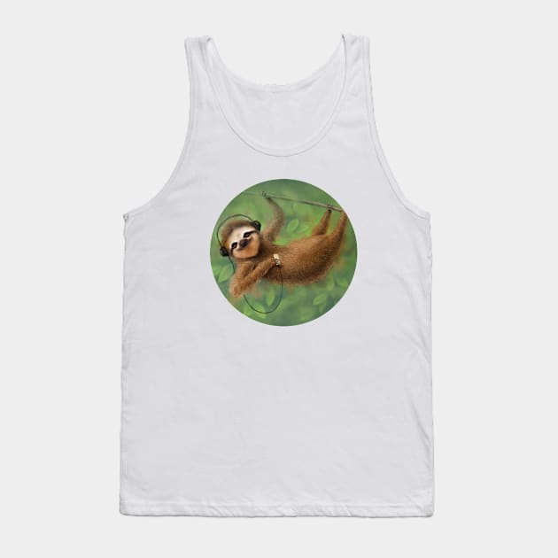 Sloth Tank Top by AmigoErmakov